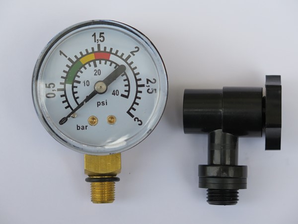 Univerzális nanométer 1/8" nyomásmérő T100D